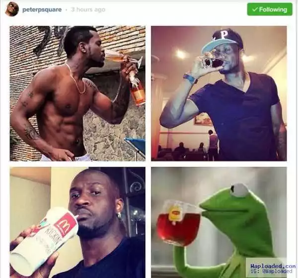Photo: See What Peter Okoye Posted After Cheating Allegations 
